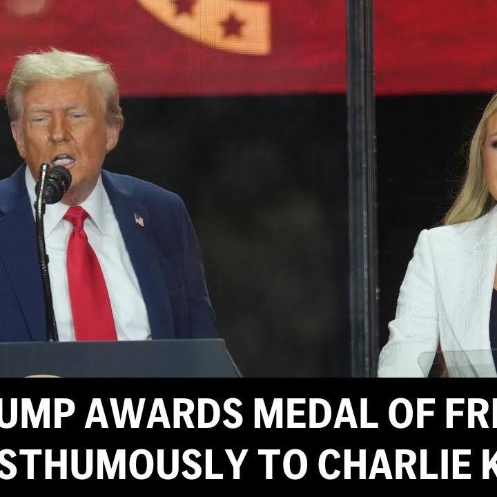 LIVE: Trump awards Medal of Freedom posthumously to Charlie Kirk